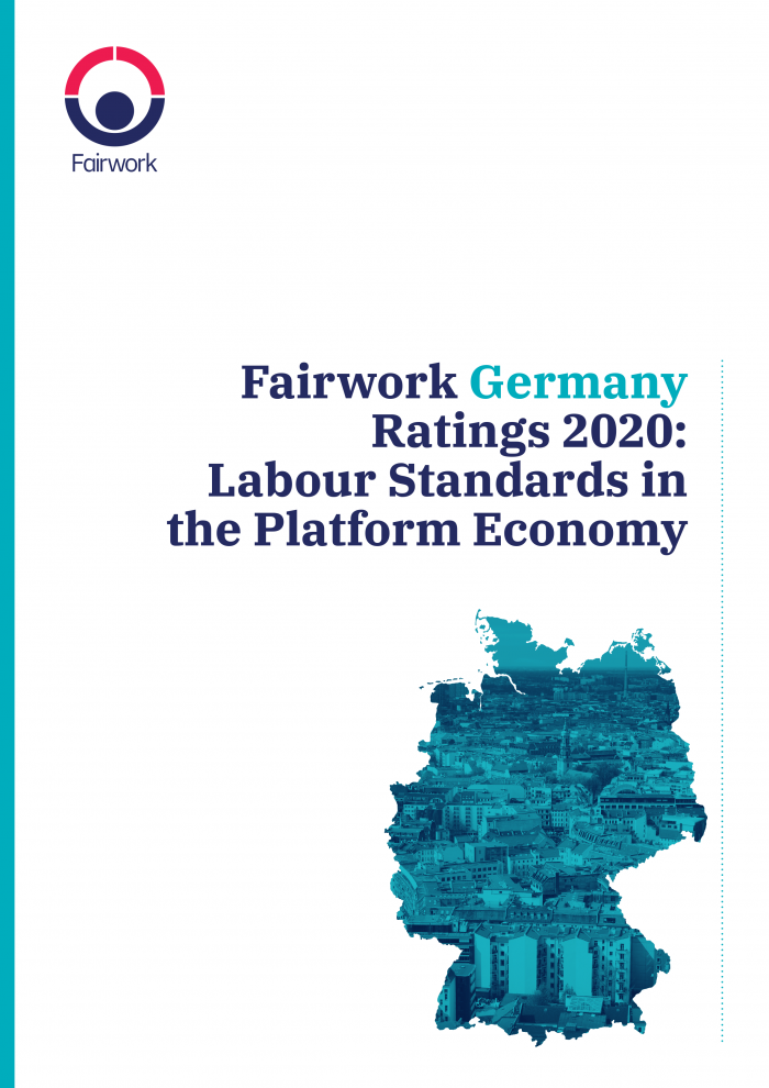 Fairwork Germany Report 2020 cover