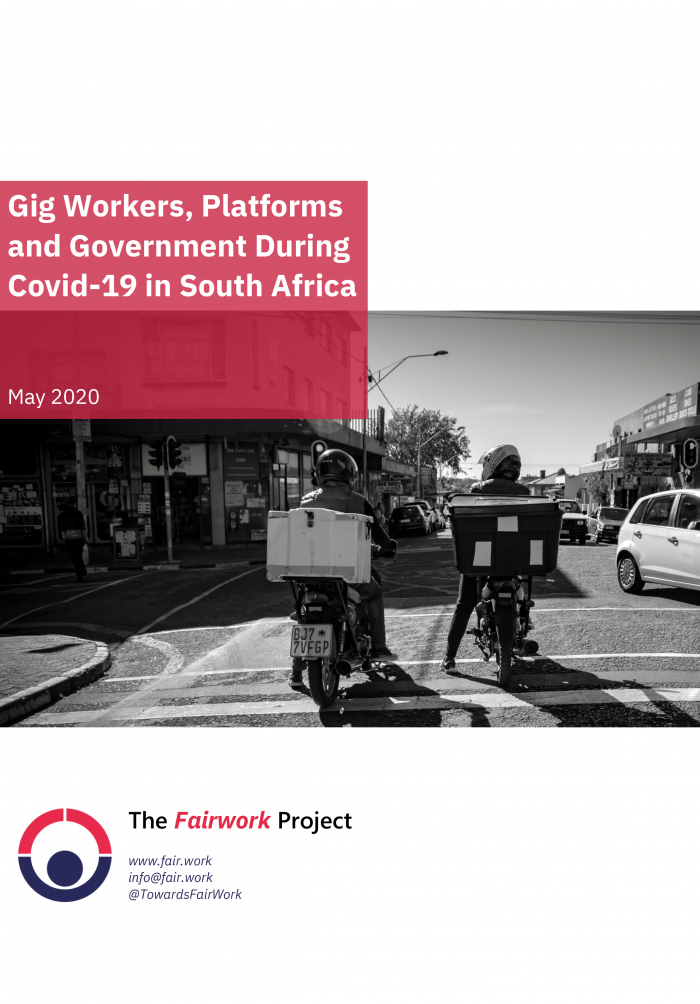 The Gig Economy and Covid 19 report cover
