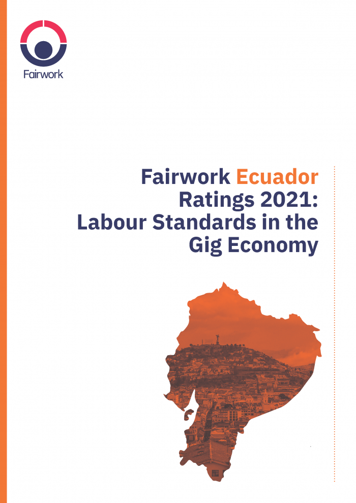 Fairwork Ecuador Ratings 2021: Labour Standards in the Gig Economy