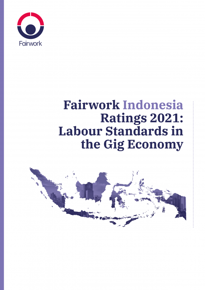 Fairwork Indonesia 2021 cover page