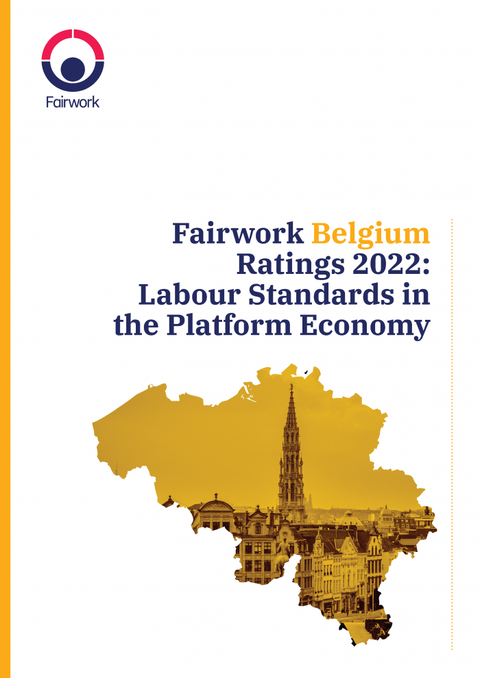 Fairwork Belgium Ratings 2022: Labour Standards in the Platform Economy
