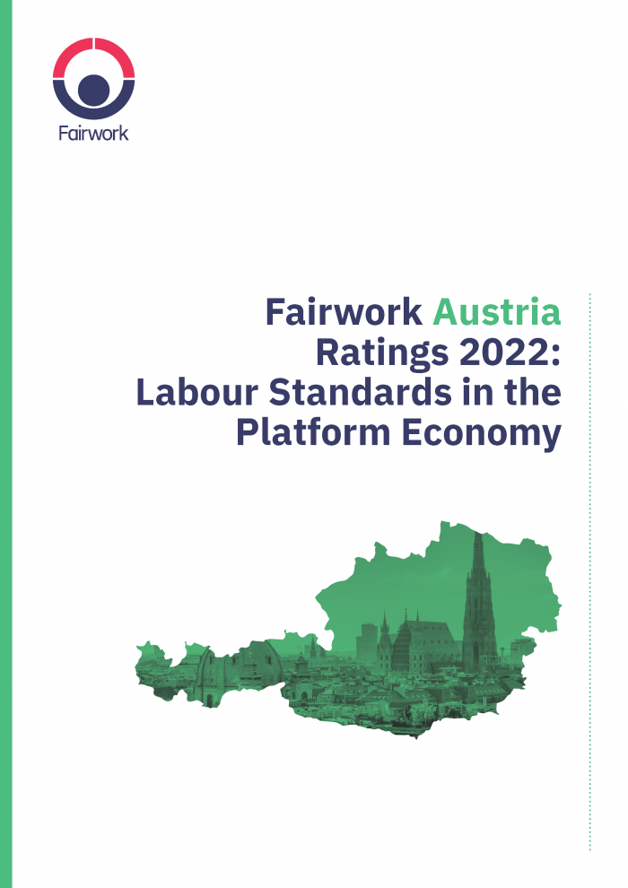 Fairwork Austria Report 2022 front page