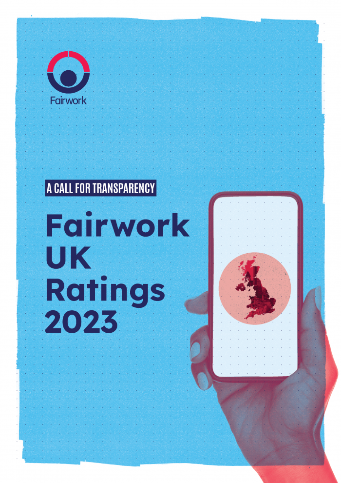 Fairwork UK report 2023 cover page