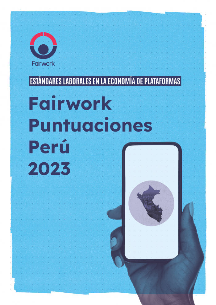 Cover page Fairwork Peru Report 2023